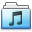 Music Folder Stripe Icon 32x32 png